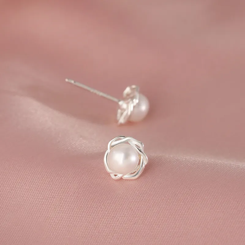 Zocai S925 Silver Stud Earrings Women's-2