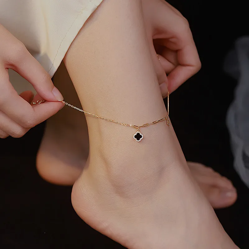 Zocai S925 Silver Anklets Women's-3