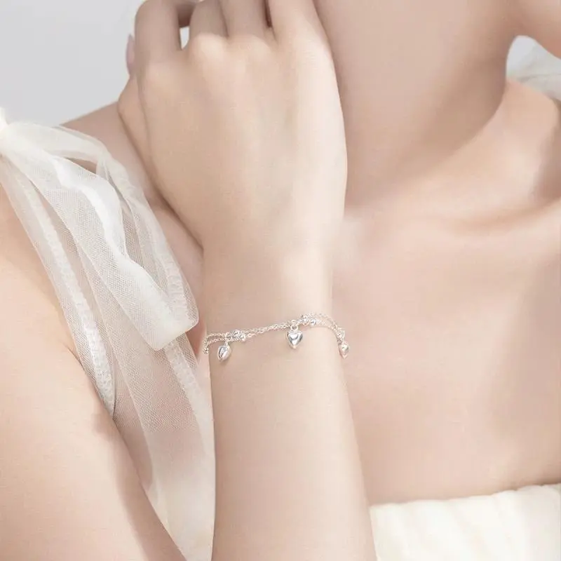 Zocai S925 Silver Bracelets Women's-4