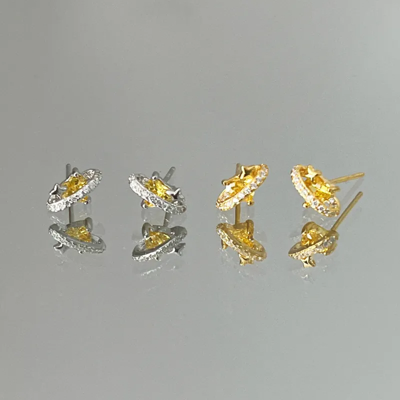Zocai S925 Silver Stud Earrings Women's-8