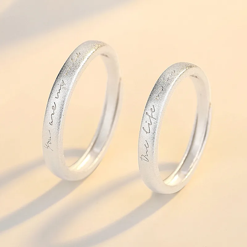 Zocai S999 Fine Silver Rings Unisex-2