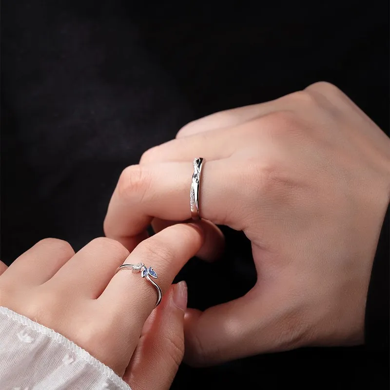 Zocai 999 Fine Silver Rings Unisex-9
