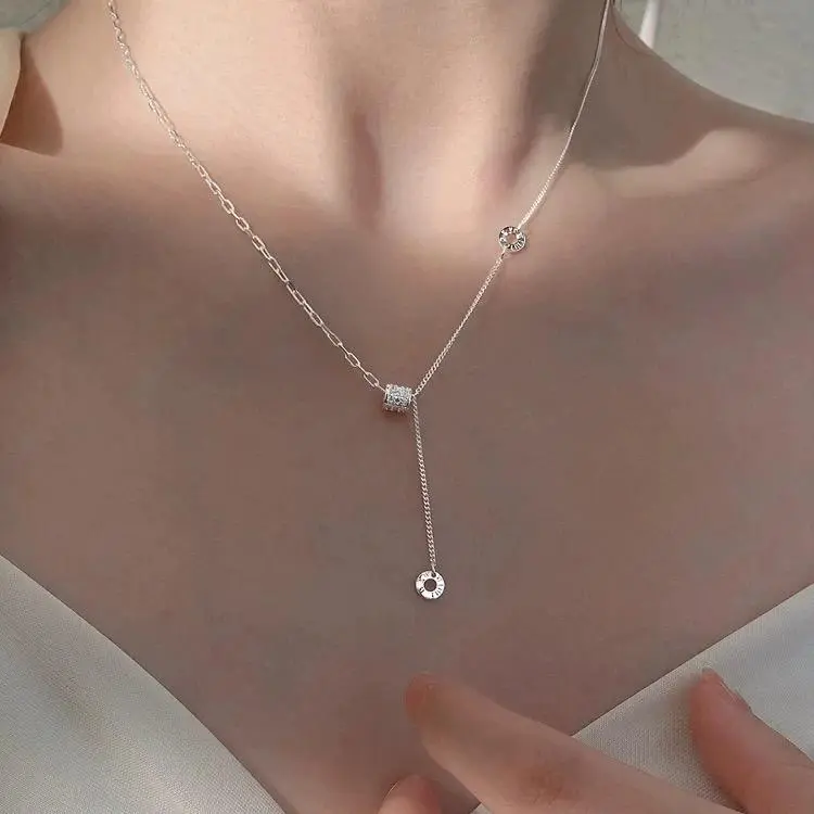 Zocai S925 Silver Necklaces Women's-4