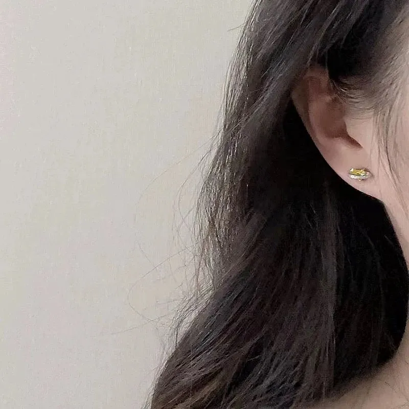 Zocai S925 Silver Stud Earrings Women's-4