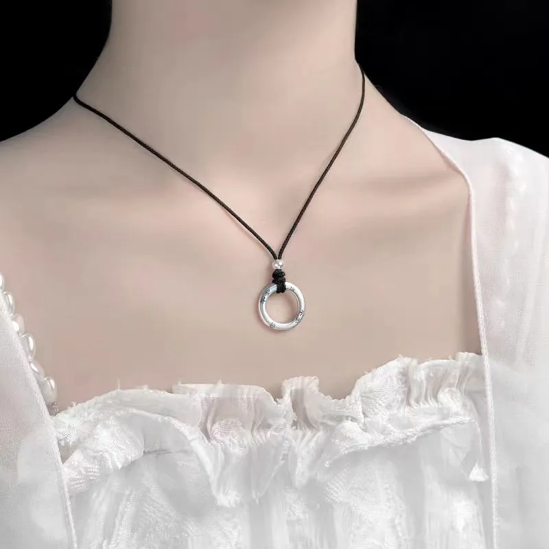 Zocai S999 Fine Silver Pendants Unisex-1