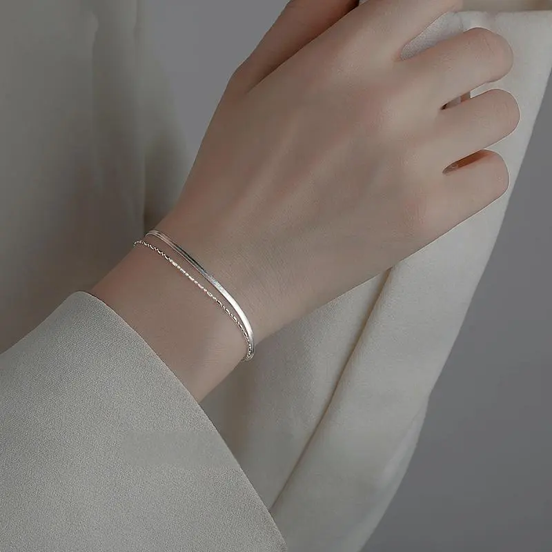 Zocai S925 Silver Bracelets Women's-3