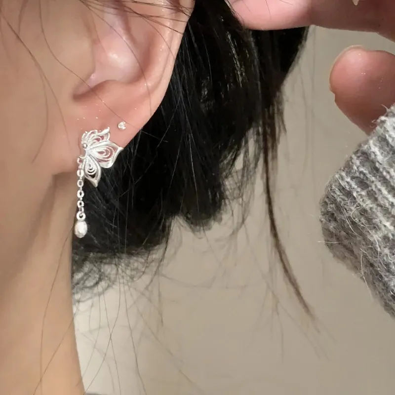 Zocai S999 Fine Silver Stud Earrings Women's-2