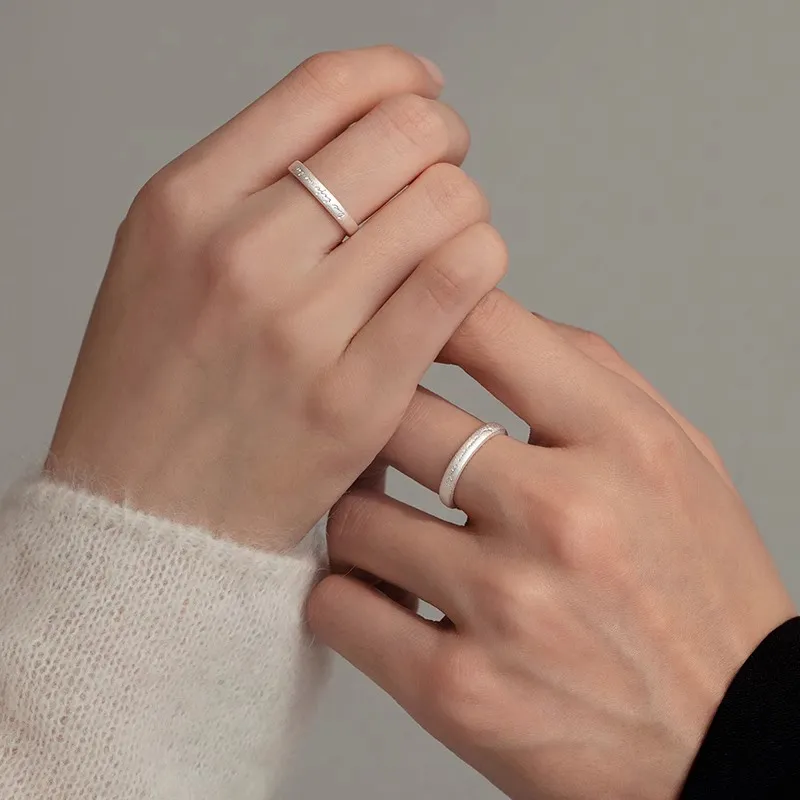 Zocai S999 Fine Silver Rings Unisex-7