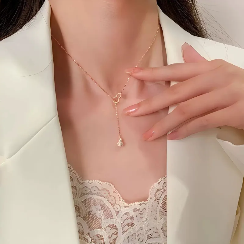 Zocai S925 Silver Necklaces Women's-14