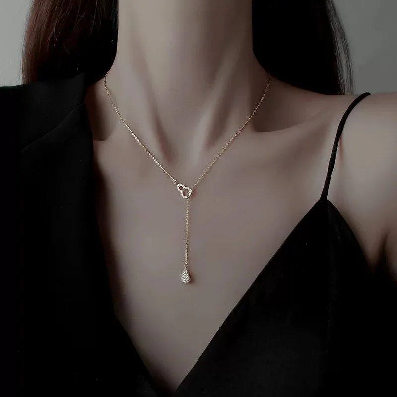 Zocai S925 Silver Necklaces Women's-12