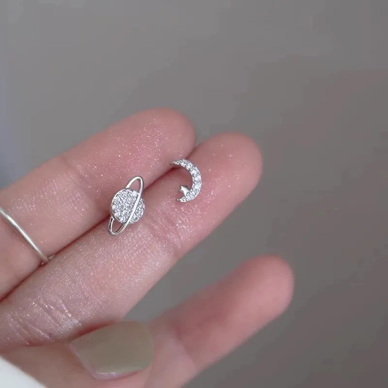 Zocai S925 Silver Stud Earrings Women's-1