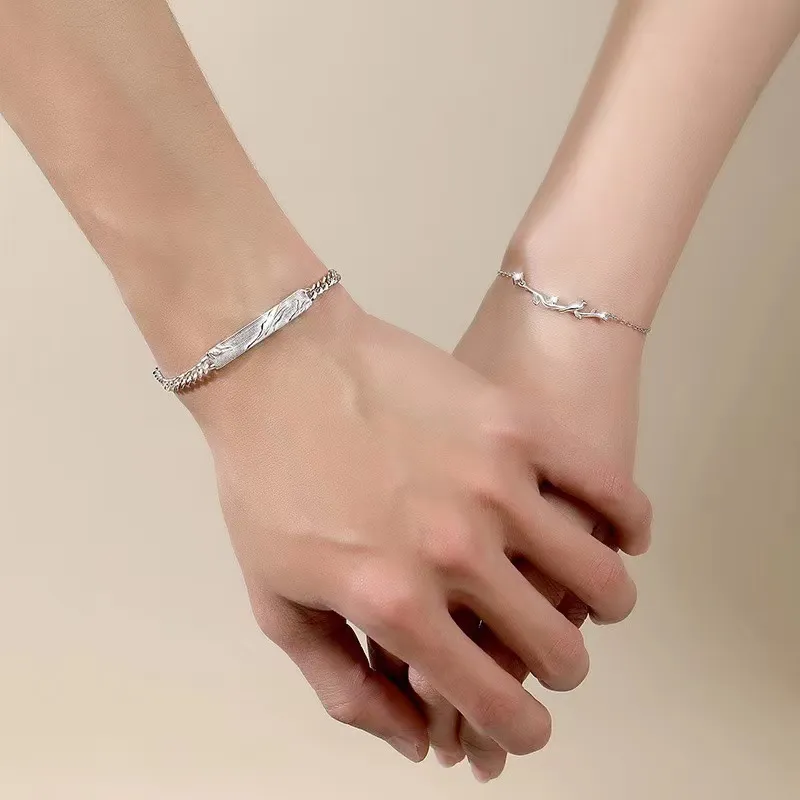 Zocai 925 Sterling Silver Bracelets Unisex-11