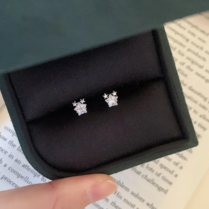 Zocai S925 Silver Stud Earrings Women's-4