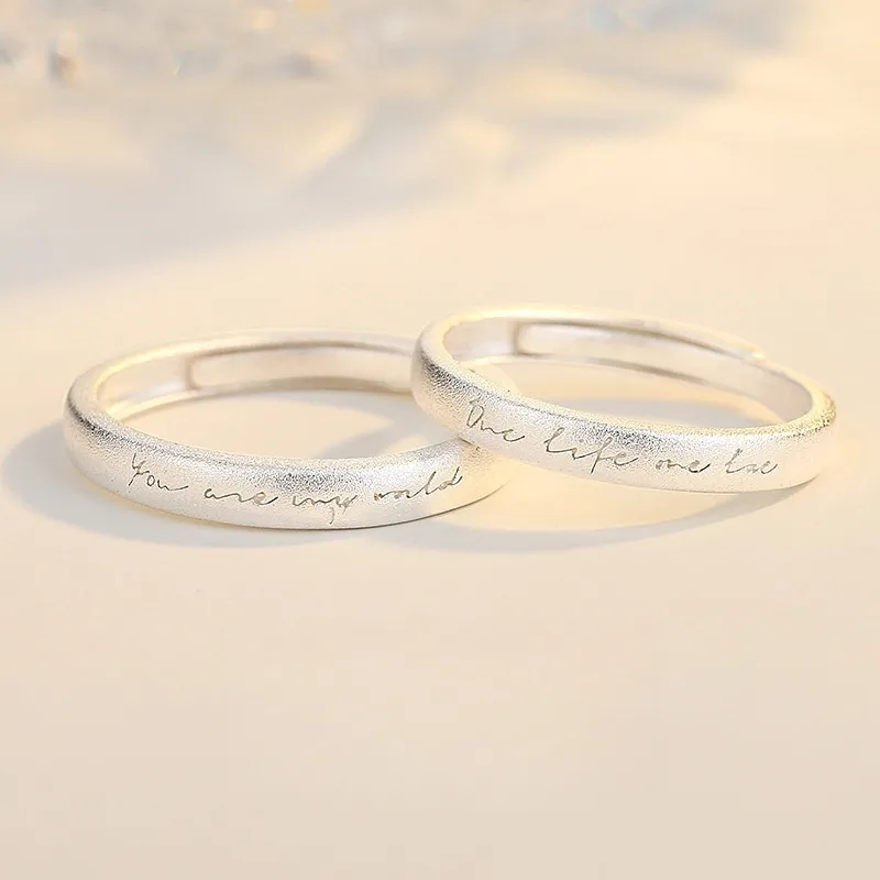 Zocai S999 Fine Silver Rings Unisex-3