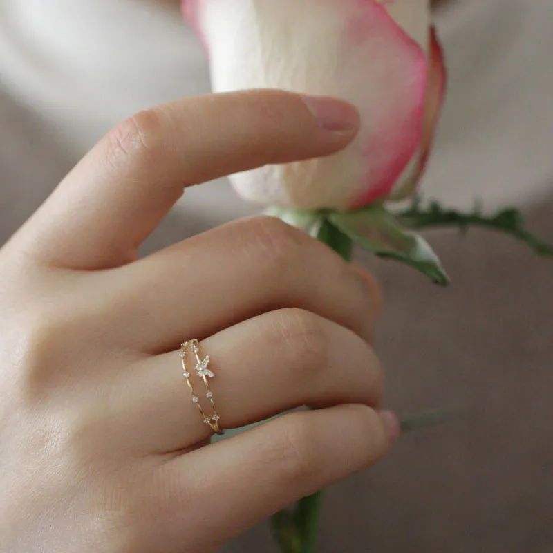 Zocai S925 Silver Rings Women's-7