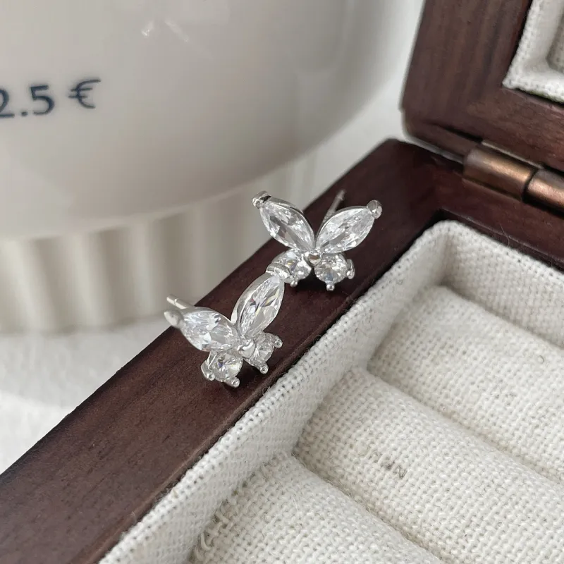 Zocai S925 Silver Stud Earrings Women's-6