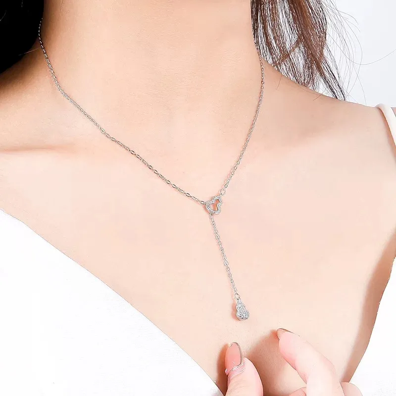 Zocai S925 Silver Necklaces Women's-3