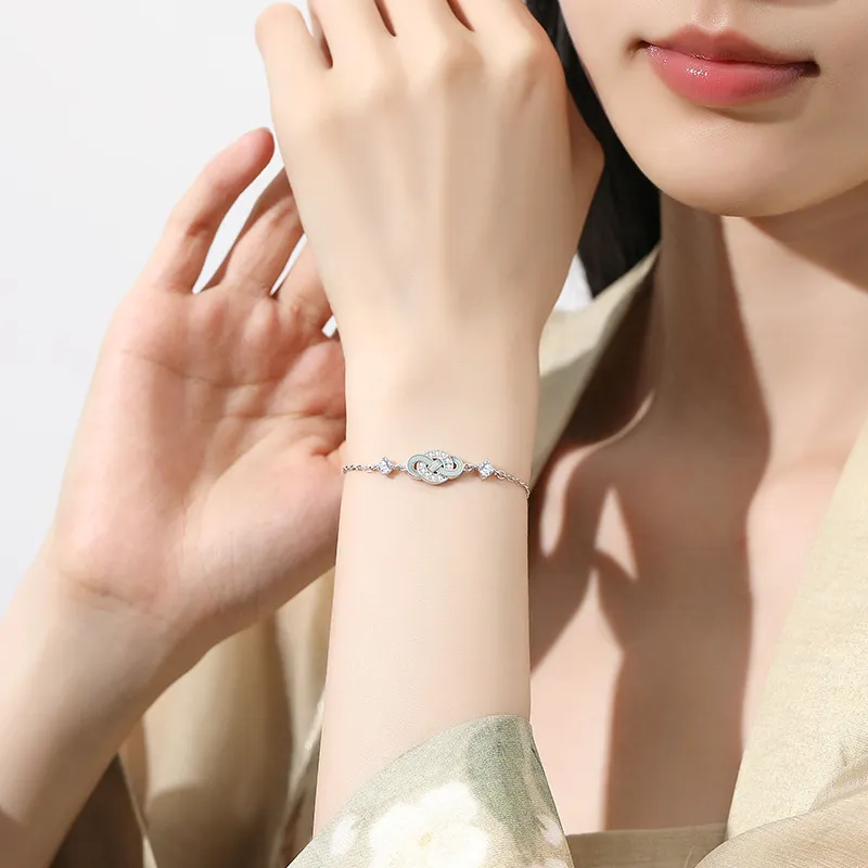 Zocai 925 Sterling Silver Bracelets Women's-4