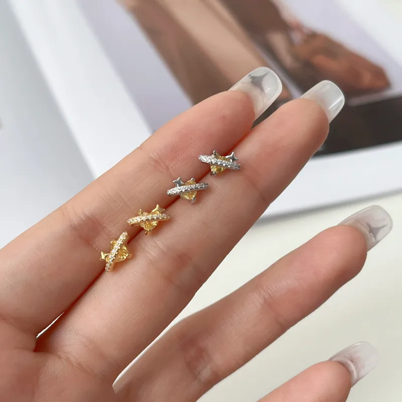 Zocai S925 Silver Stud Earrings Women's-7