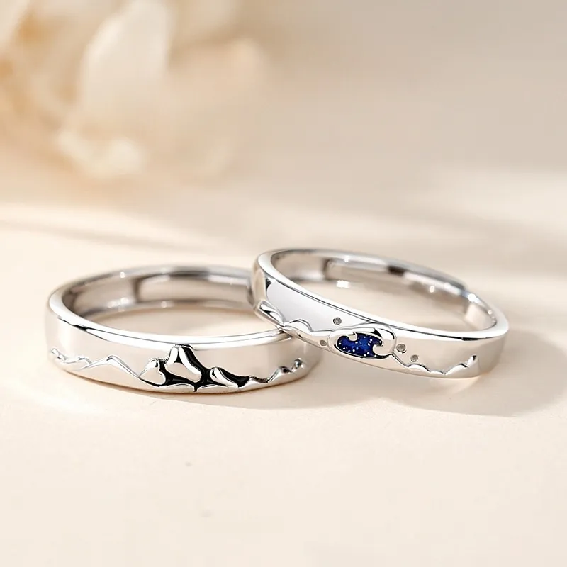 Zocai S999 Fine Silver Rings Unisex-2