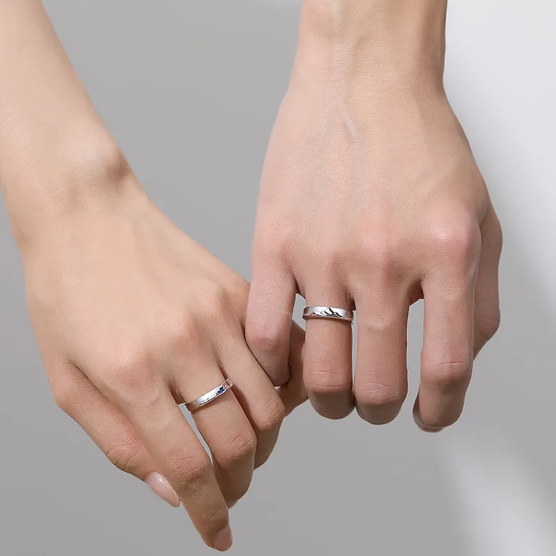 Zocai S999 Fine Silver Rings Unisex-1