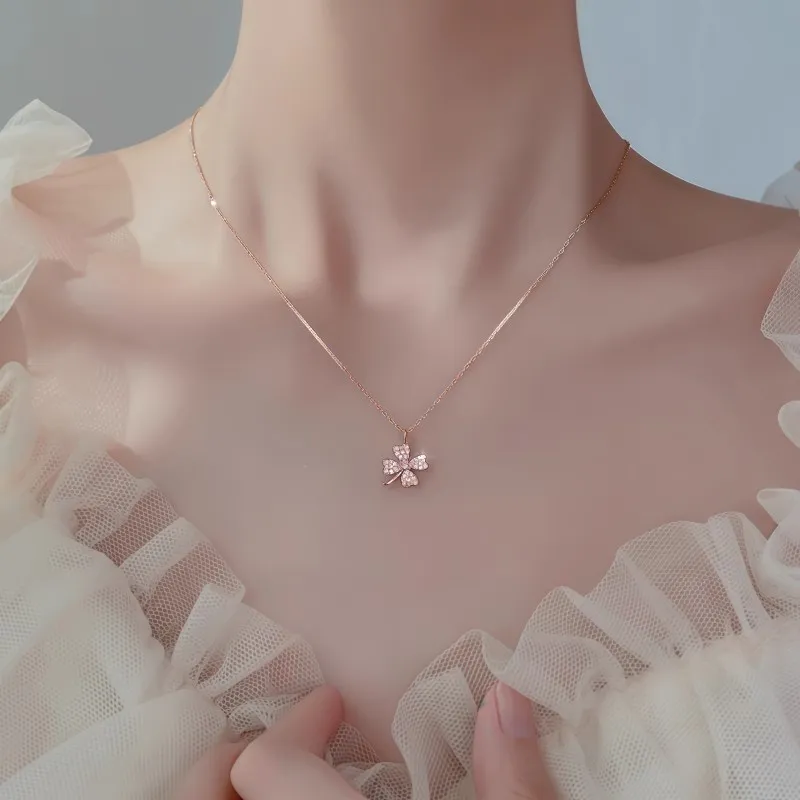 Zocai S925 Silver Necklaces Women's-12