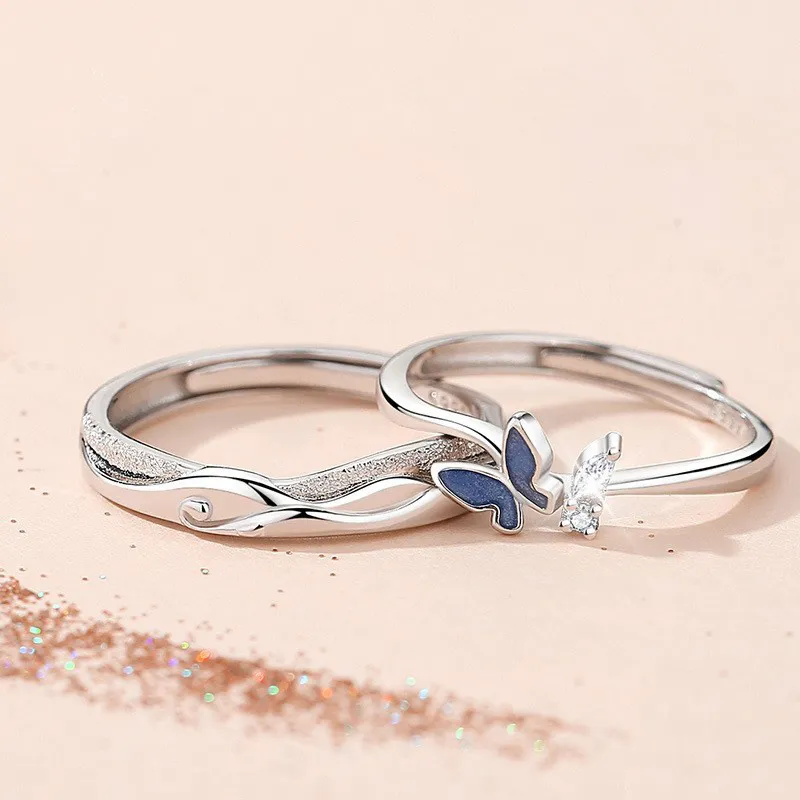 Zocai 999 Fine Silver Rings Unisex-3