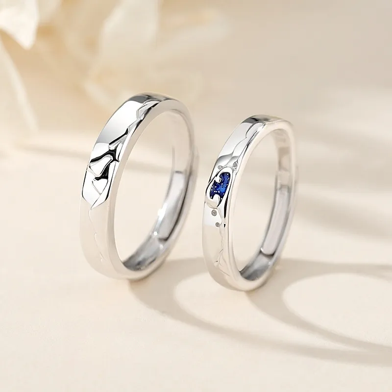 Zocai S999 Fine Silver Rings Unisex-3