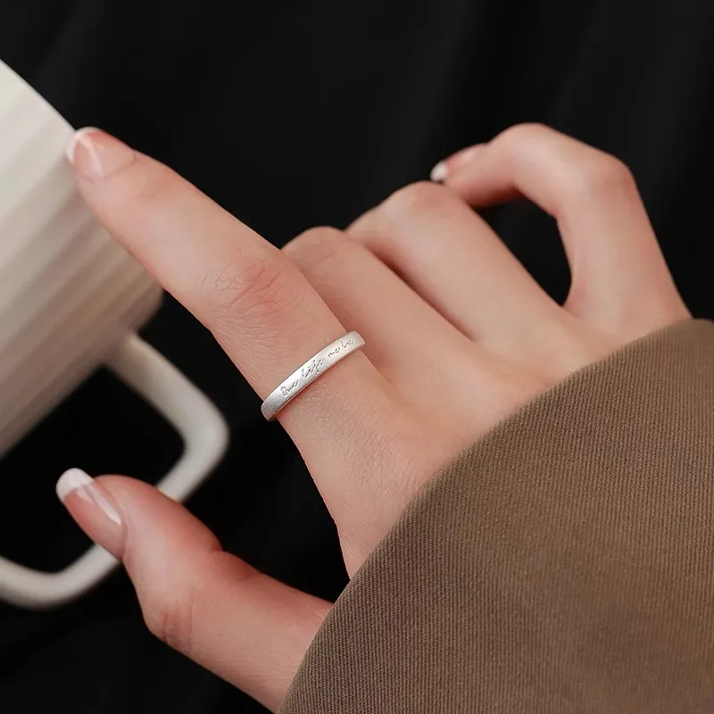 Zocai S999 Fine Silver Rings Unisex-10