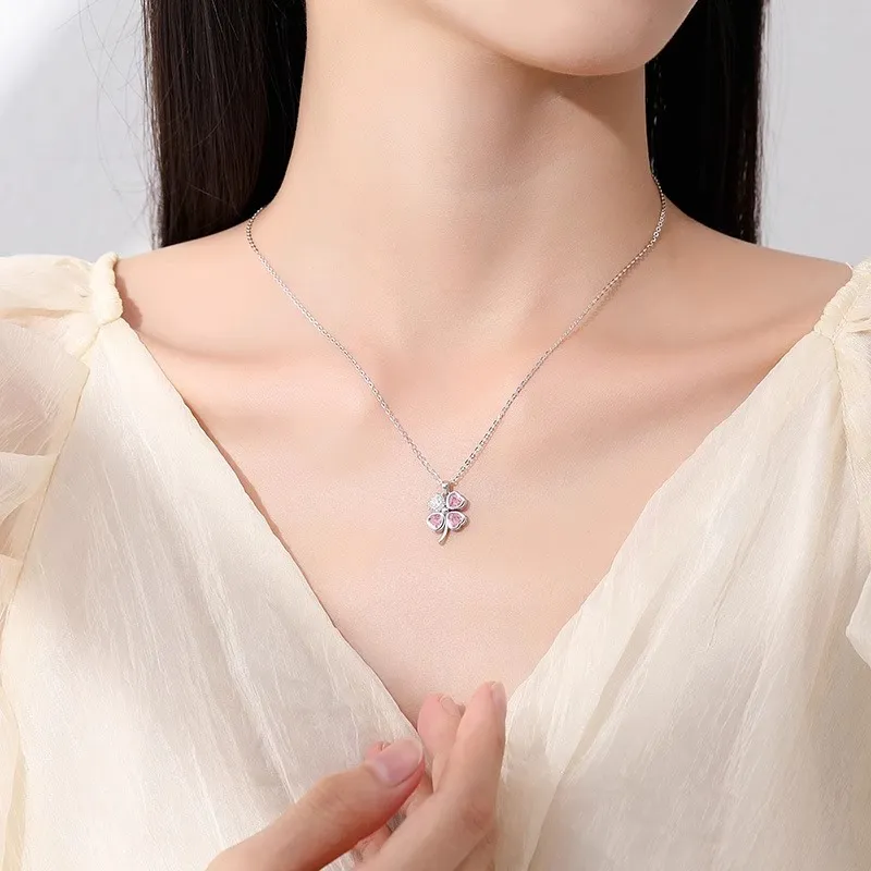 Zocai S925 Silver Necklaces Women's-7