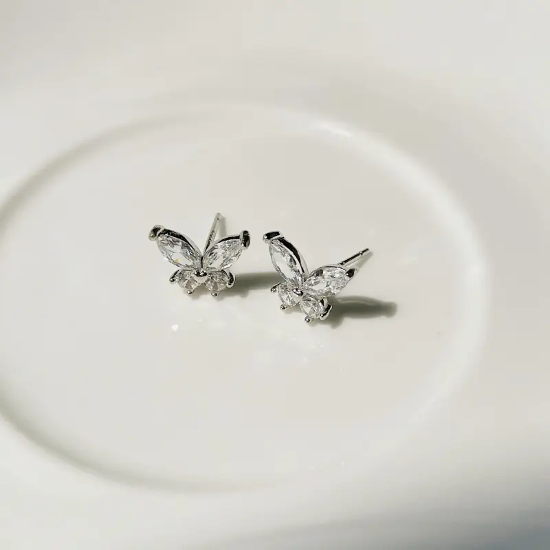 Zocai S925 Silver Stud Earrings Women's-5