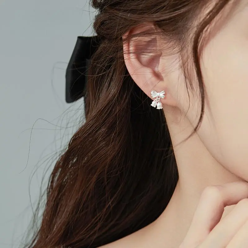 Zocai S925 Silver Stud Earrings Women's-3