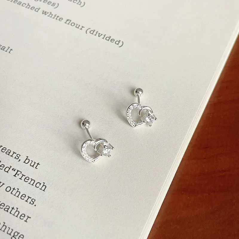Zocai S925 Silver Stud Earrings Women's-2