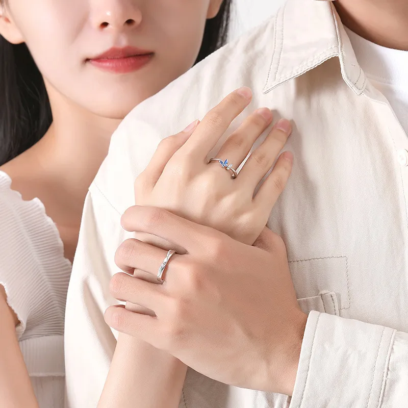 Zocai 999 Fine Silver Rings Unisex-1
