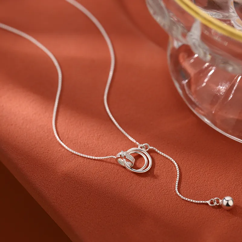 Zocai S925 Silver Necklaces Women's-2