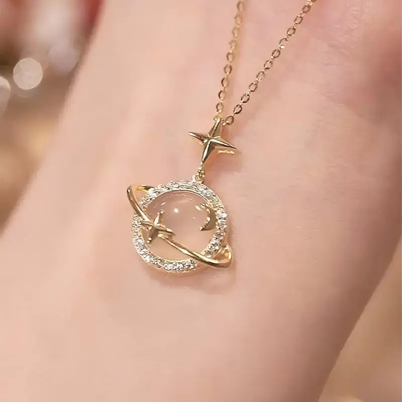 Zocai S925 Silver Necklaces Women's-3