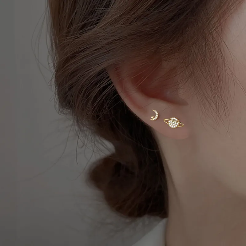 Zocai S925 Silver Stud Earrings Women's-9