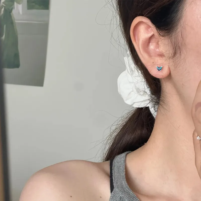 Zocai S999 Fine Silver Stud Earrings Women's-1