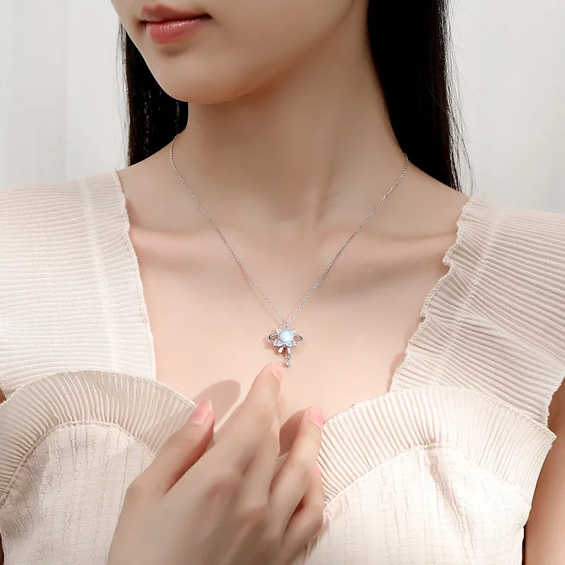 Zocai S925 Silver Necklaces Women's-4
