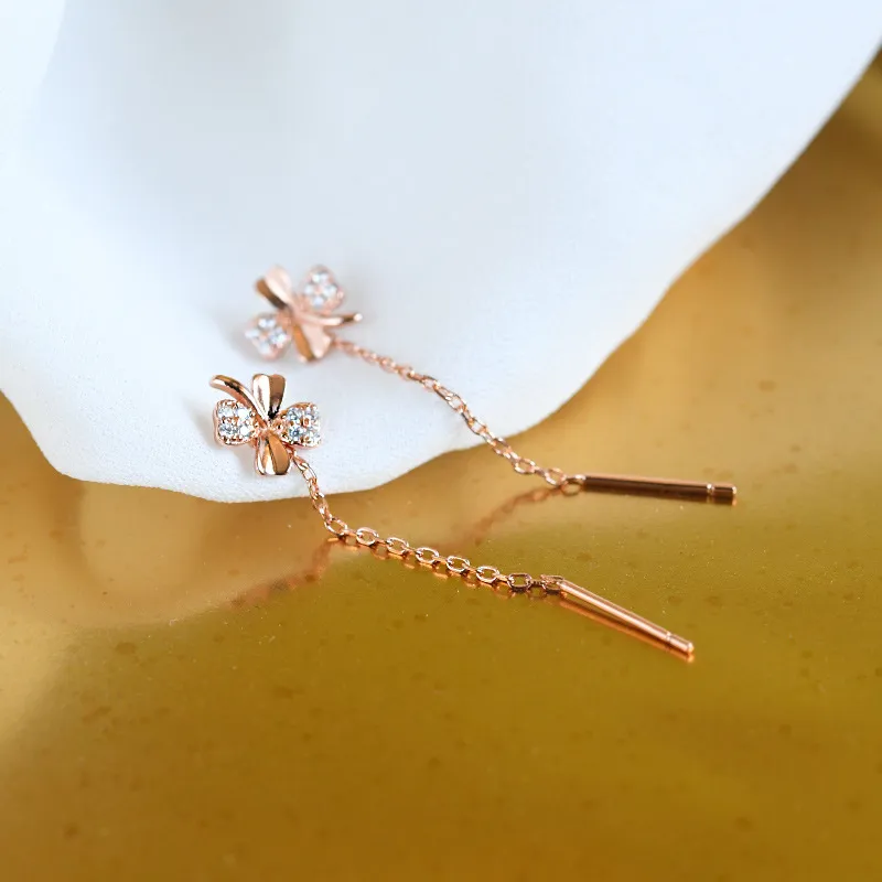 Zocai S925 Silver Drop Earrings Women's-13