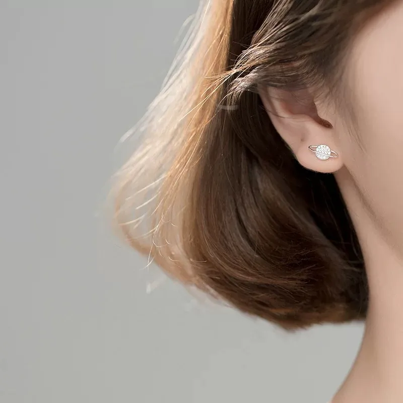 Zocai S925 Silver Stud Earrings Women's-4
