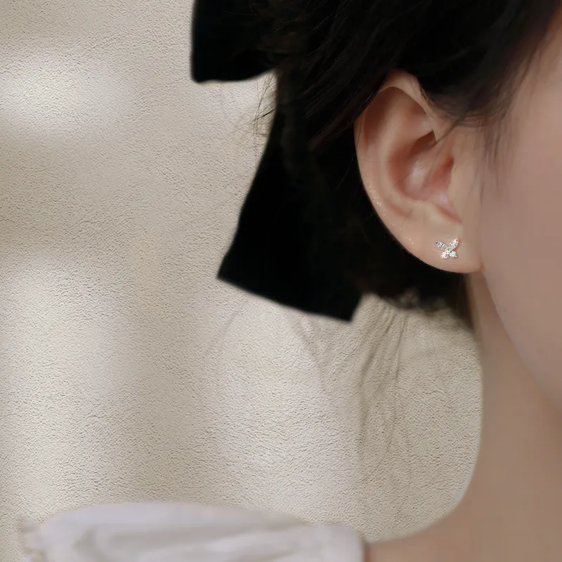 Zocai S925 Silver Stud Earrings Women's-2