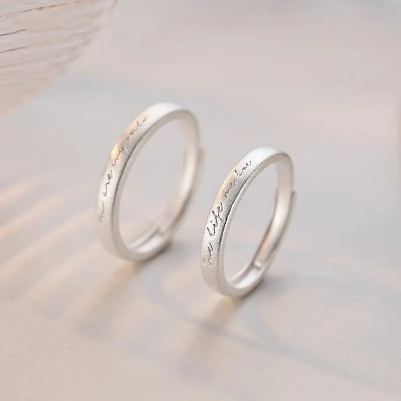 Zocai S999 Fine Silver Rings Unisex-8