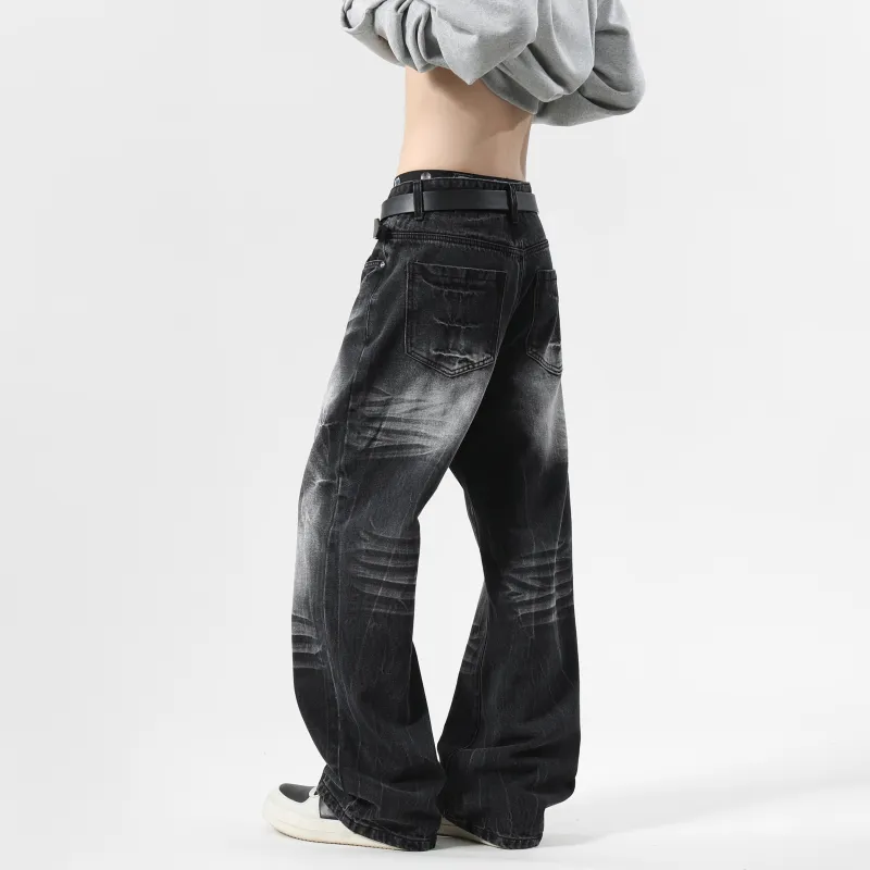 SOIE Jeans Unisex Graphite Black-4