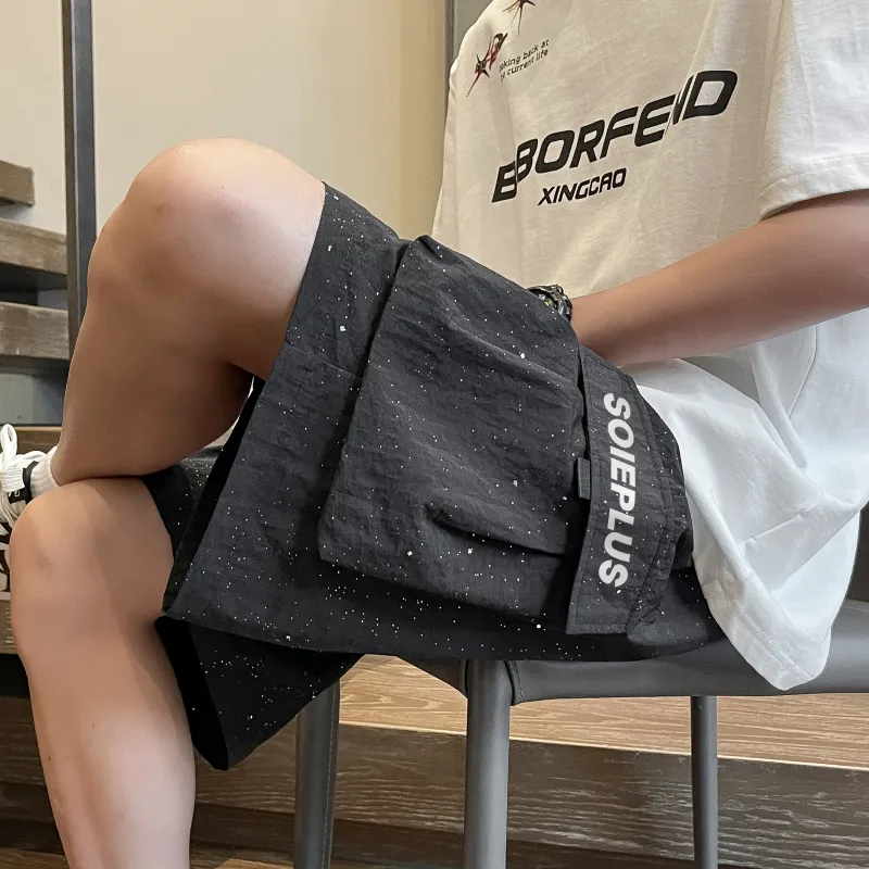 SOIE Casual Shorts Unisex Black-2