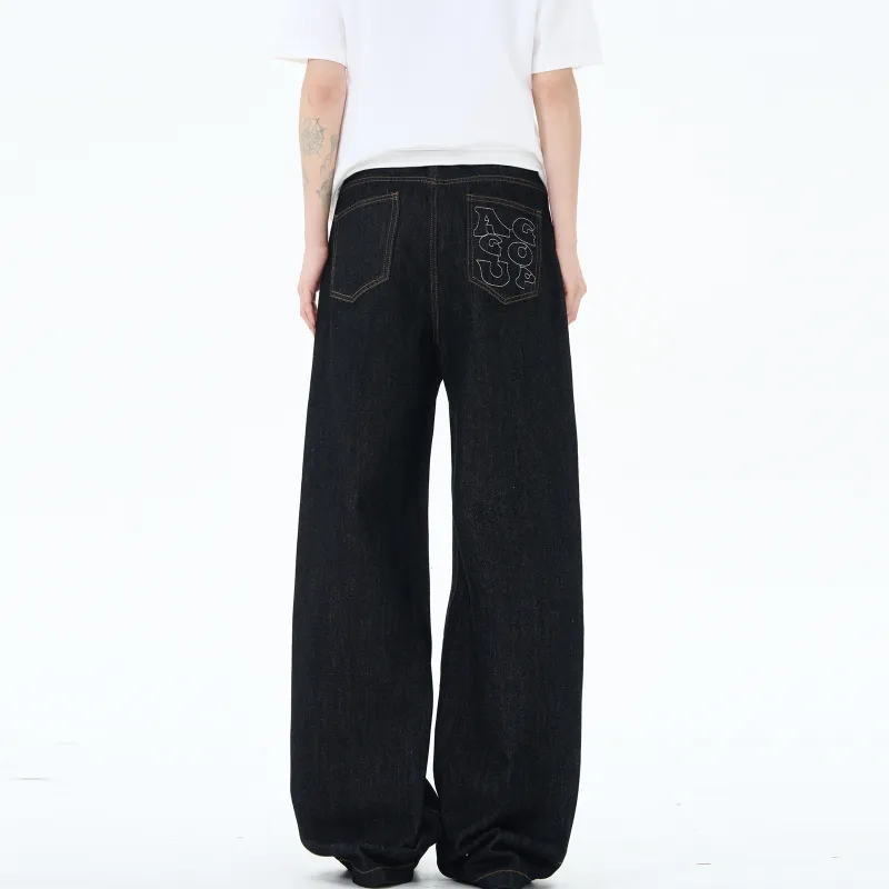 SOIE Jeans Unisex Matte Black-1