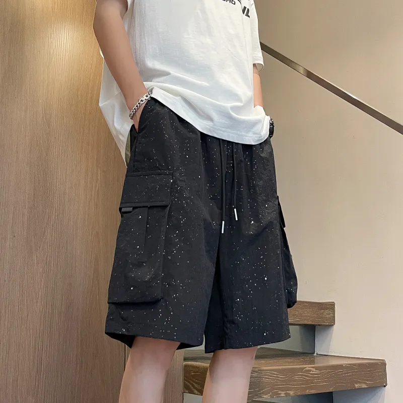 SOIE Casual Shorts Unisex Black-1
