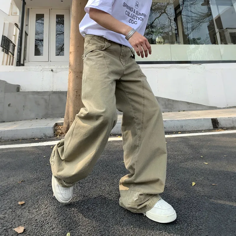 SOIE Jeans Unisex Wood Khaki-4