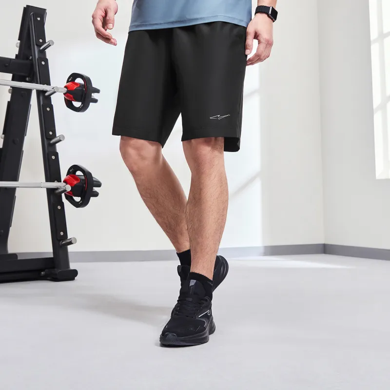 Erke Variety Training Collection Casual Shorts Men's Jet Black-6