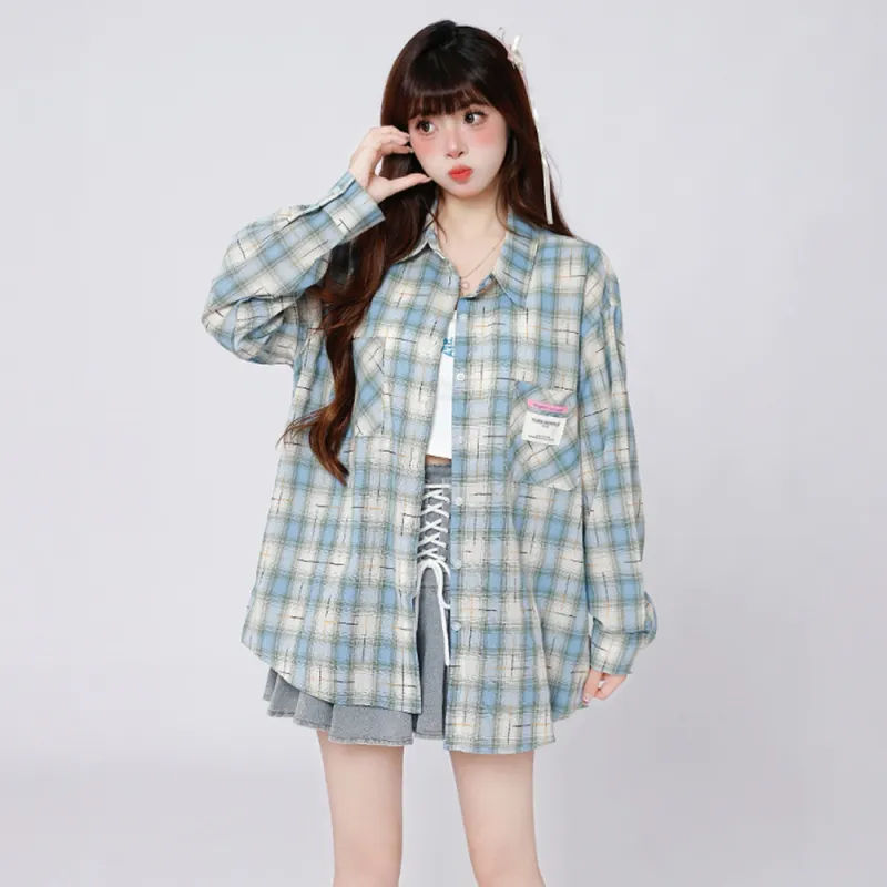 SDN by41 Shirts Women's Cream Blue-5